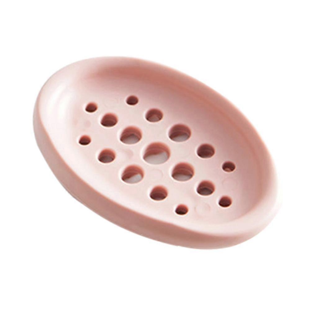 Silicone Oval Soap Dish Drainage