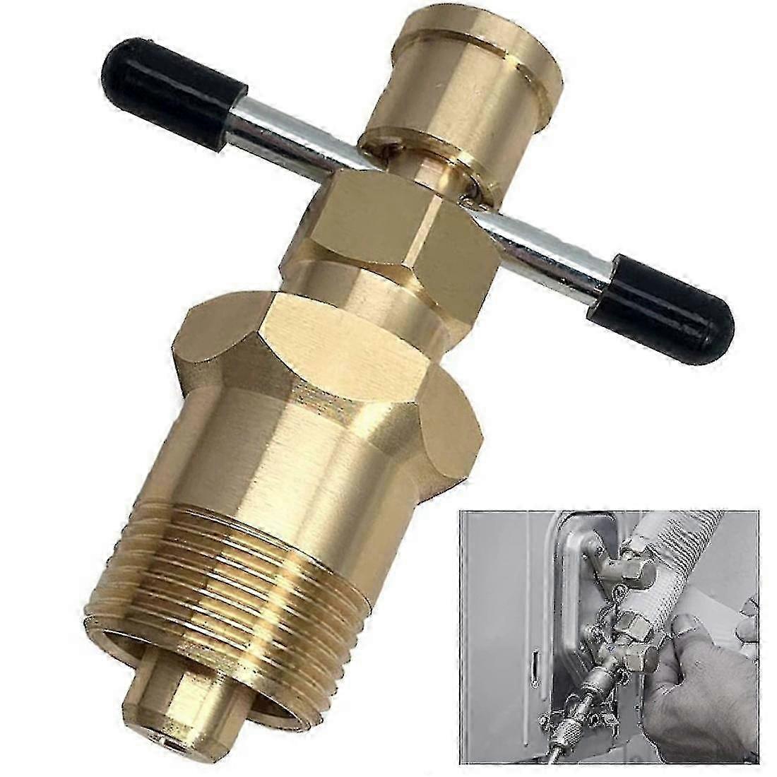 Solid Brass Olive Puller Tool, Copper Gas Pipe Fitting Remover, 1pc
