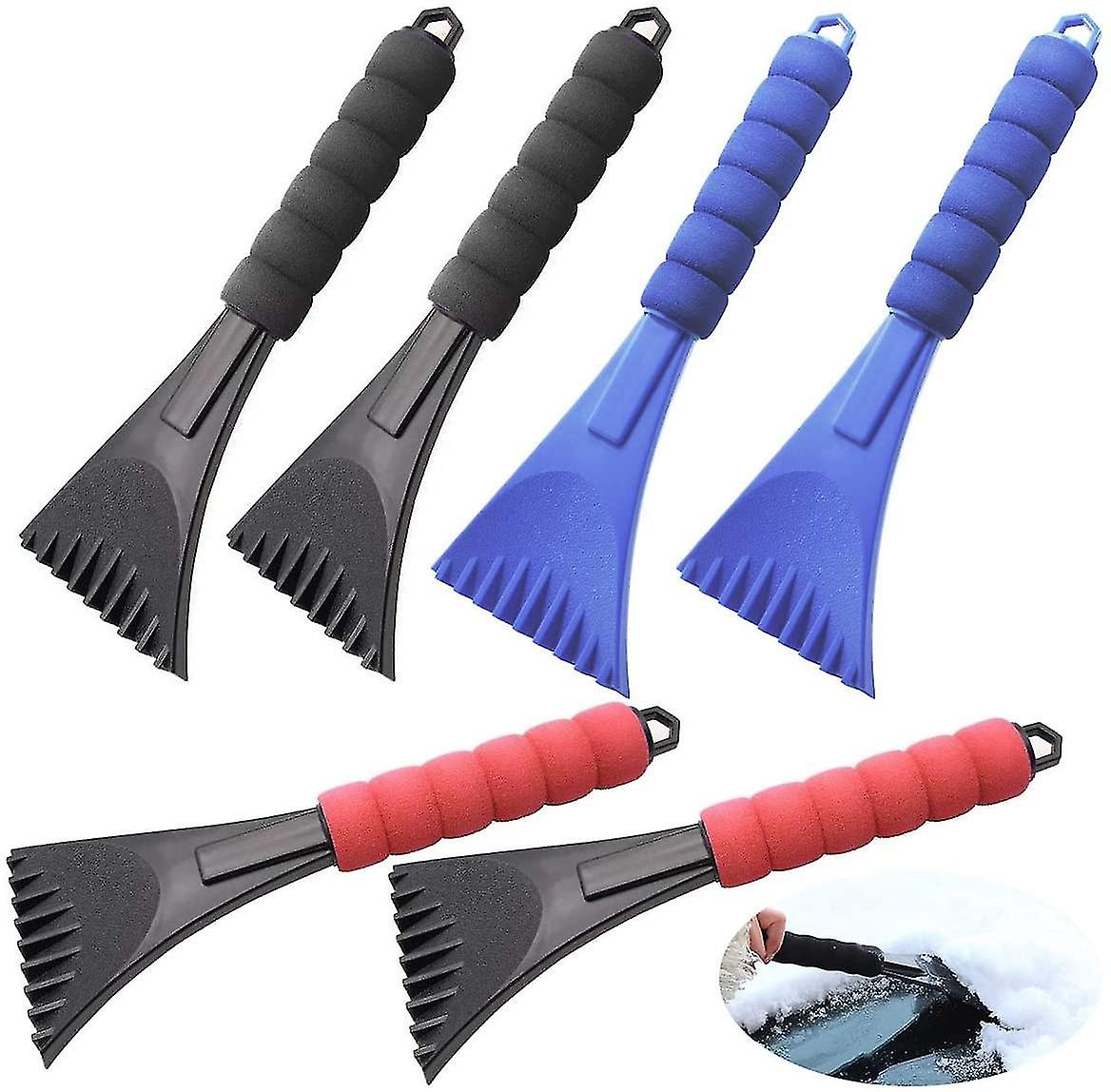Snow Scraper, 6pcs Multifunctional Car Ice Scraper Antifreeze Squeegee Car
