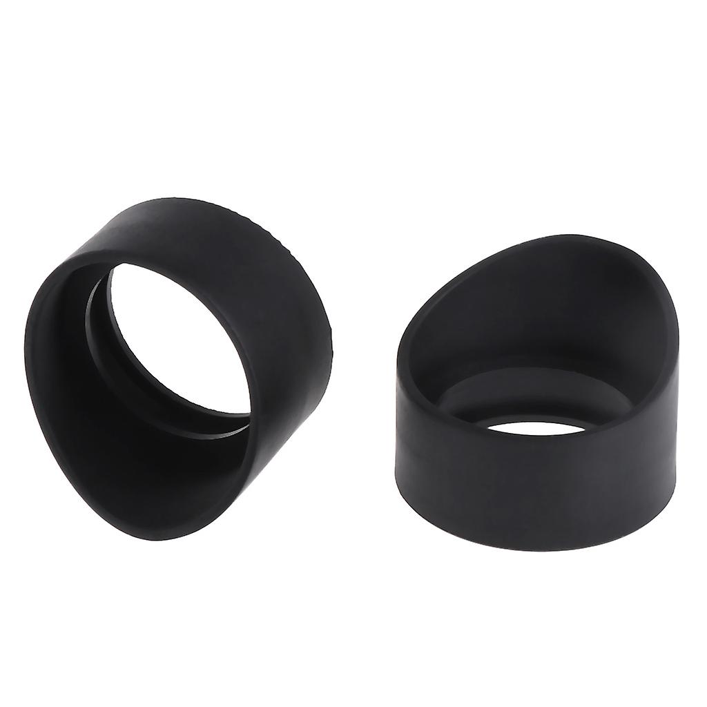 2 Pcs 34 mm Inner Diameter Eye Guards Microscope Telescope Eyepiece Eye Piece