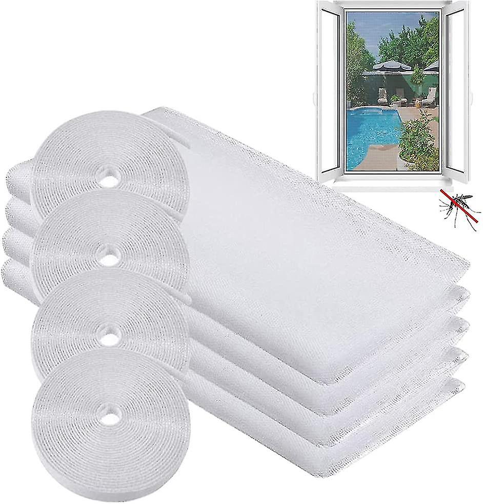 Mosquito Net For  Windows,4 Window Fly Screens Mesh,window Fly Screen,1.3mx1.5m Gift