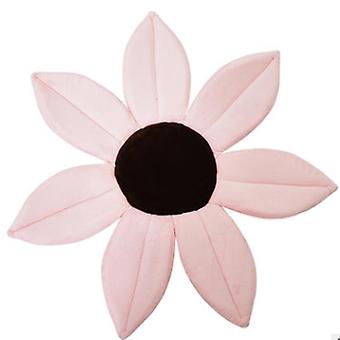 El girasol bebé puede doblar la ducha del baño almohadilla antideslizante 70cm (rosa) 1 pieza