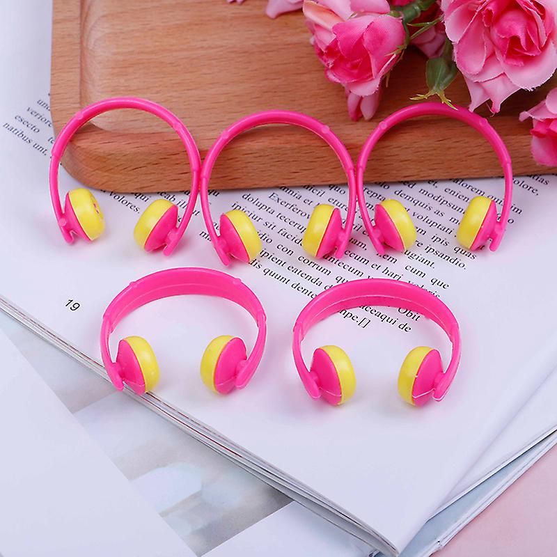 5pcs For Acessories Plastic Headphones Multicolor Mixed