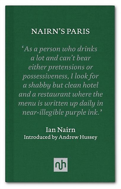 Nairns Paris by Ian Nairn Paperback Book