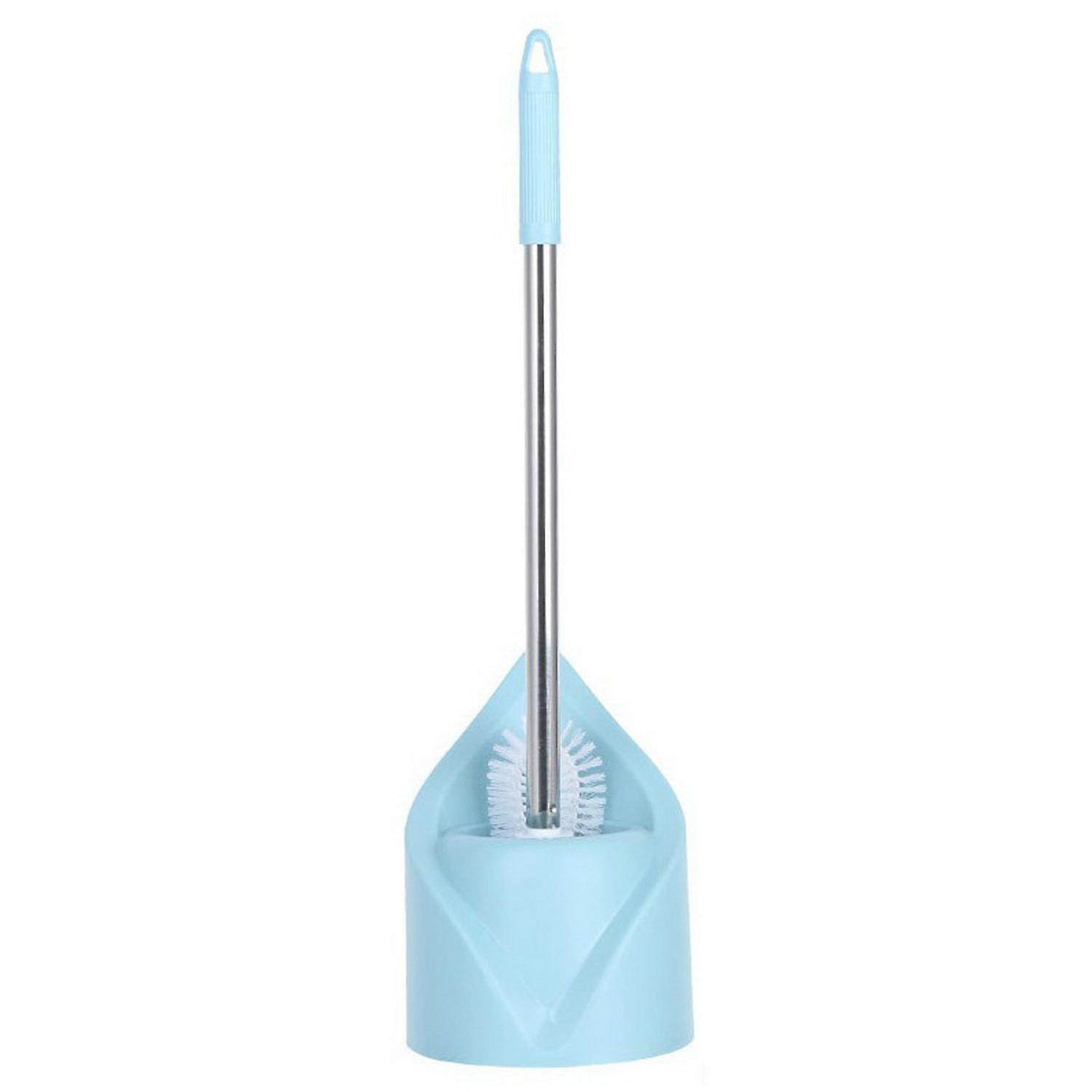 Toilet Cleaning Brush with Bucket Long Handle Double-sided Clean Punch-free Hanger Bathroom Brush