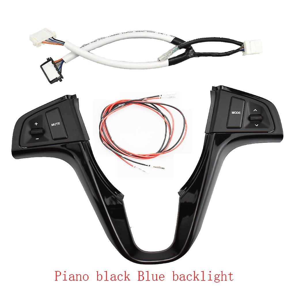 Steering Wheel Audio Switch Control Buttons For Hyundai Verna Solaris Button Switch Volume Phone Back Light Controller