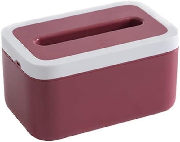 Creative Napkin Box Tissue Box With Night Light Household Removable Tissue Box Storage Box Dining Table Tissue Box