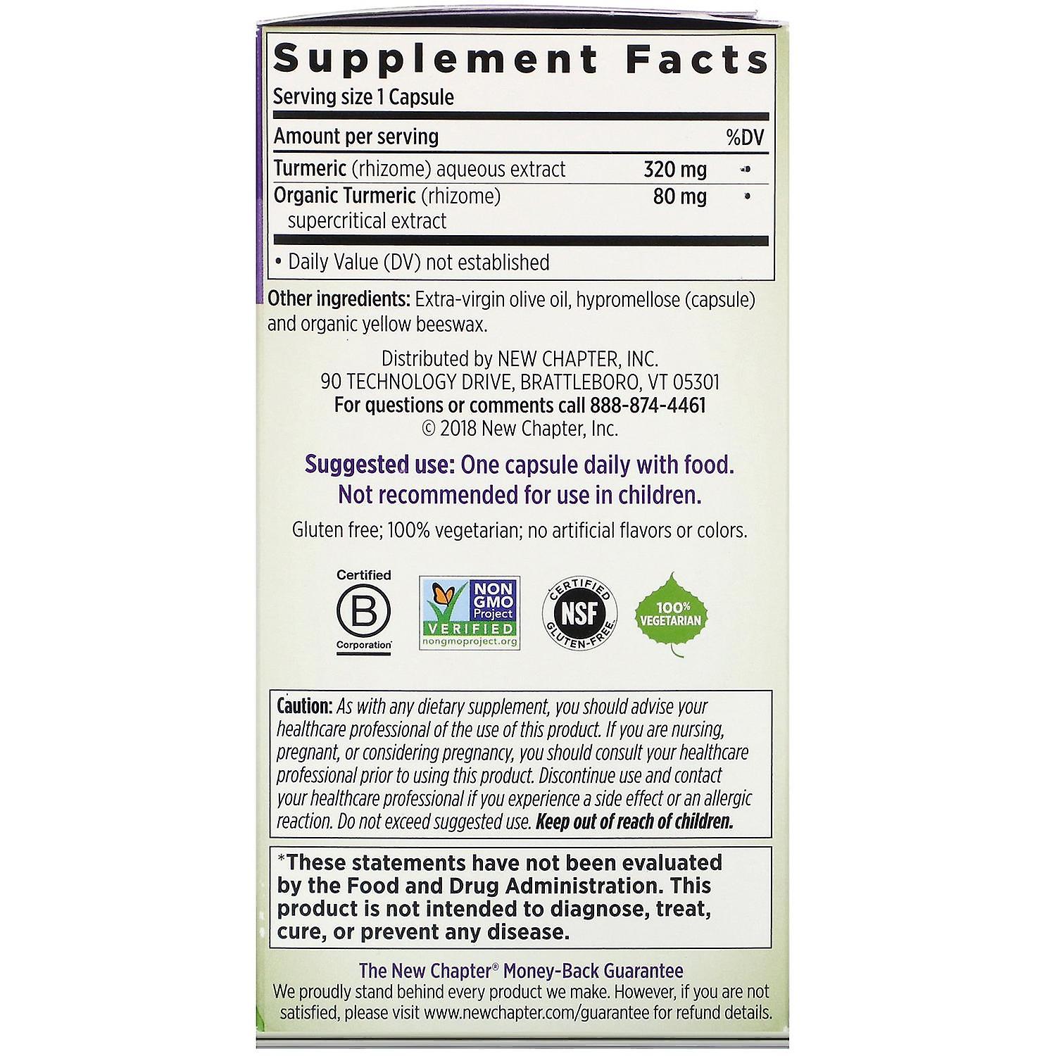 New Chapter, Turmeric Force, 120 Vegetarian Capsules