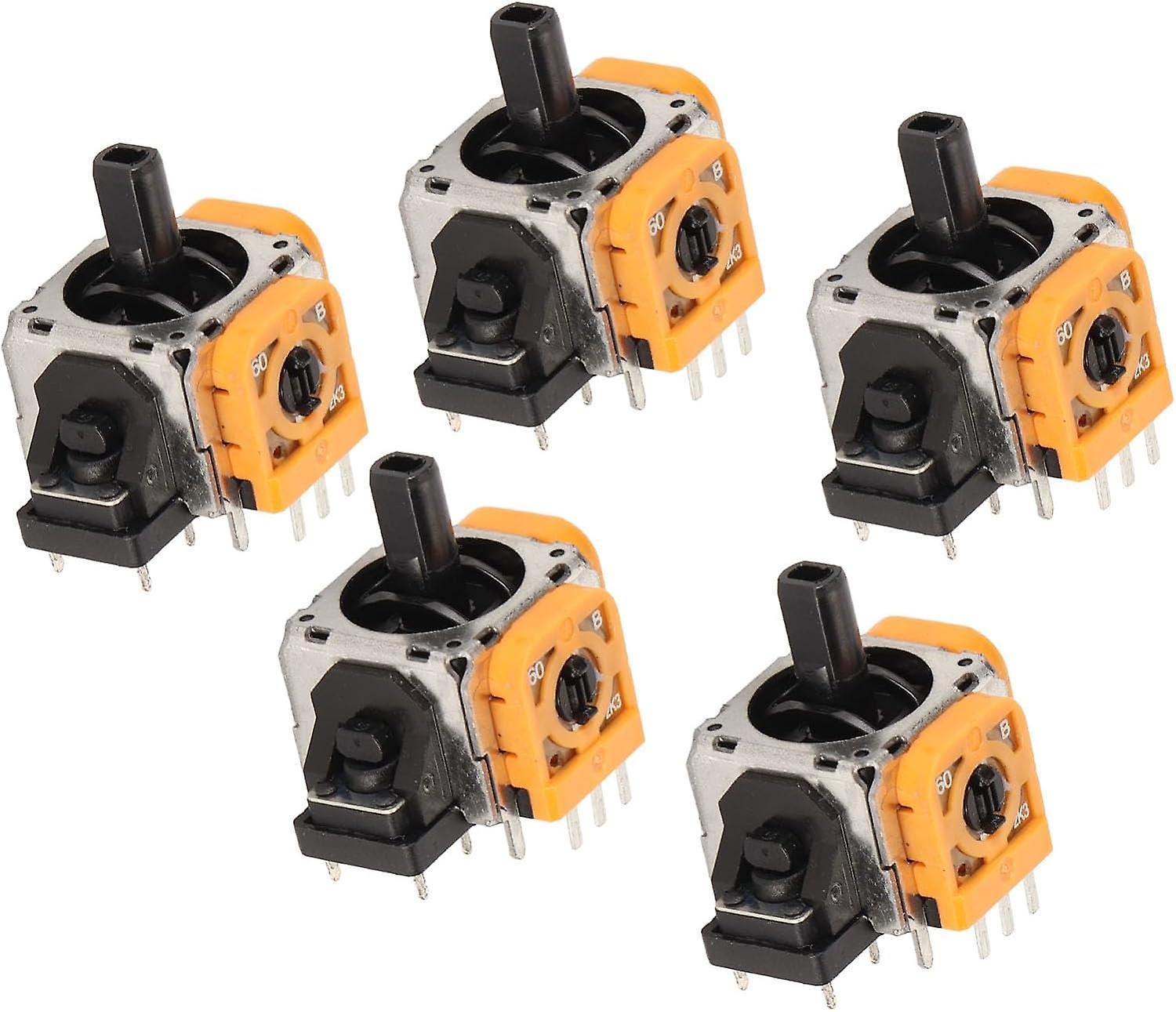 5Pcs Analog 3D Joysticks for PS5 Controller Replacement, Stable Performance, Easy to Install, Durabl