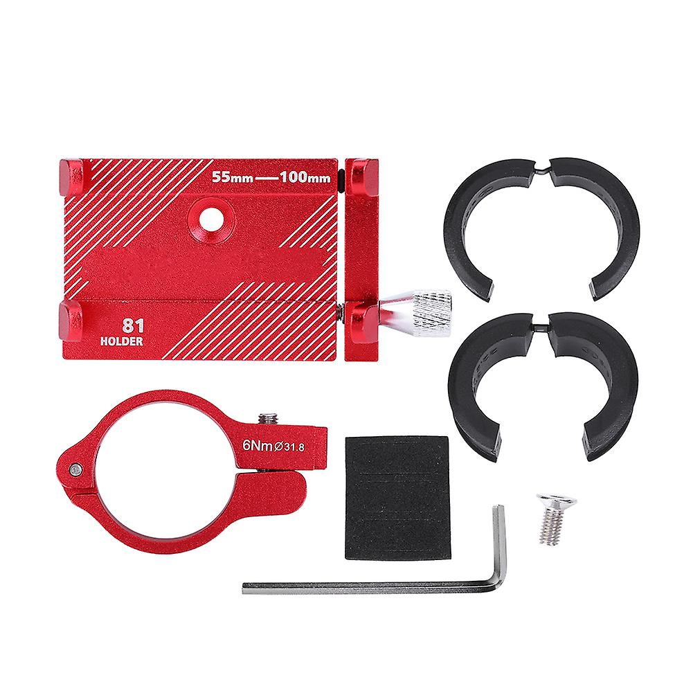 Support universel pour mini téléphone portable GUB pour guidon de vélo de route en alliage d'aluminium (rouge)