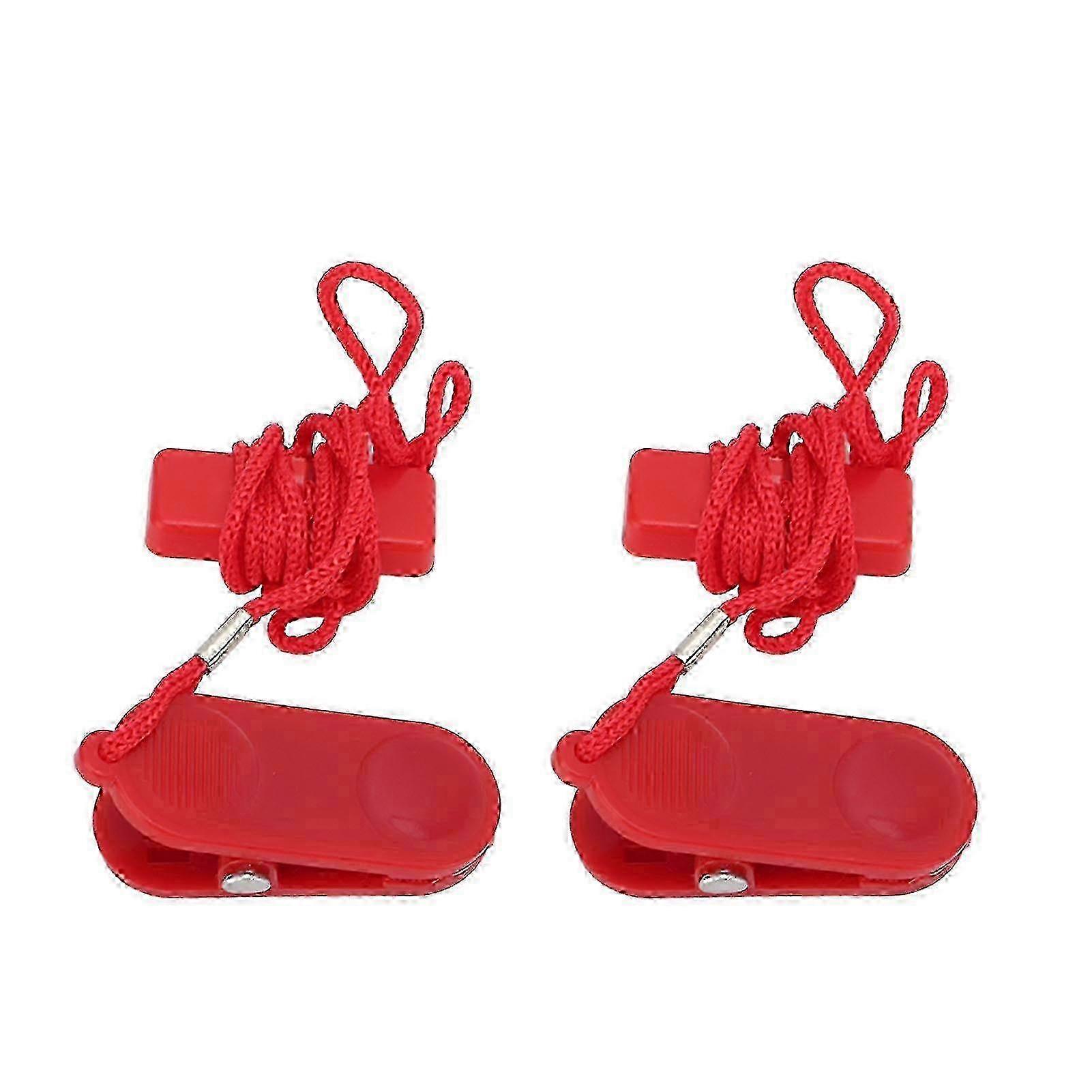 2pcs Running Machine Safety Key Treadmill Magnetic Security Switch Fitness Replacement 14x35mm/0.5x1.4in