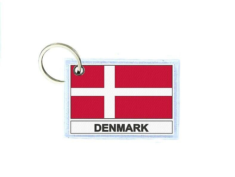 Key key door prints double-sided DK flag Denmark