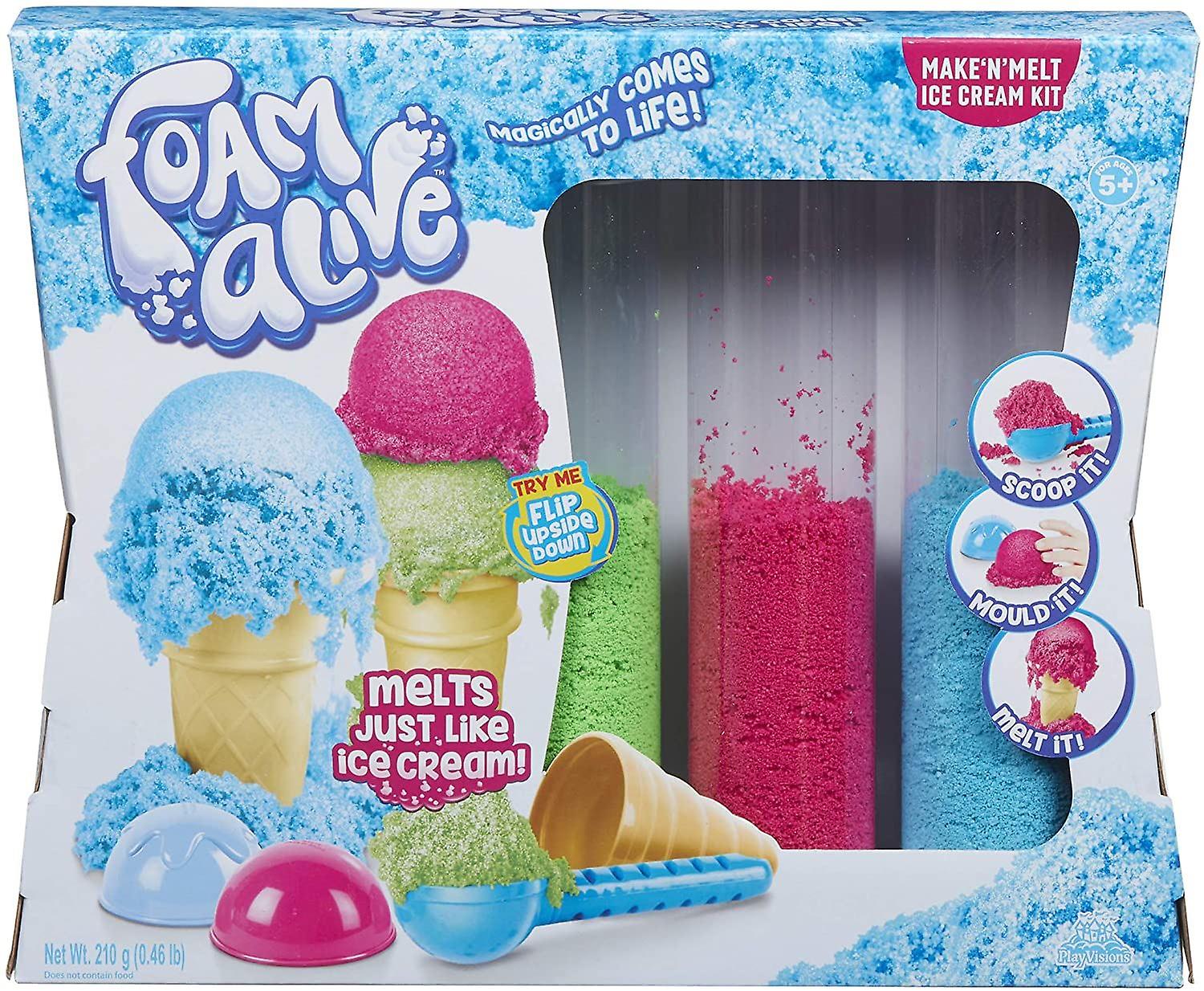 Foam Alive Make N Melt Ice Cream Kit
