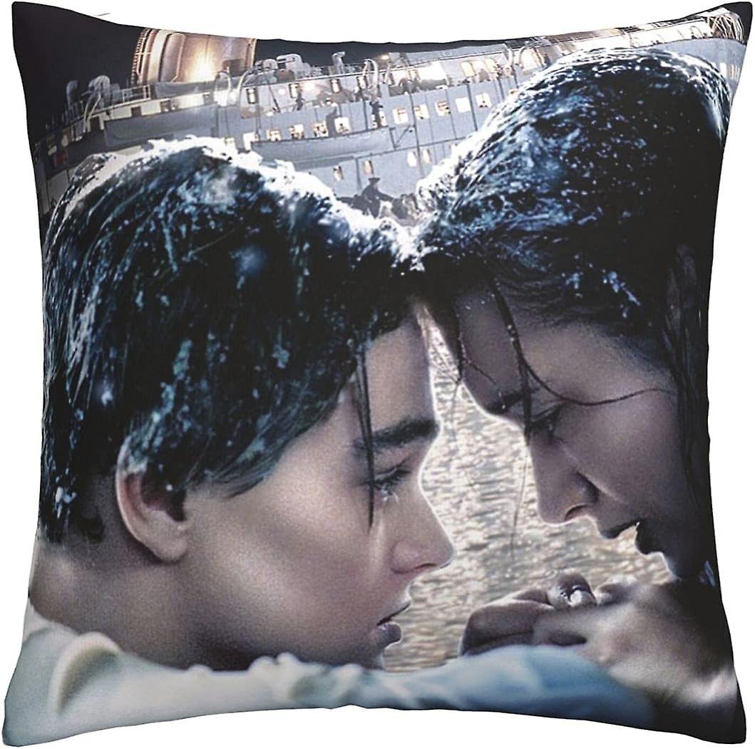 타이타닉 다목적 베갯잇 부드러운 던지기 베갯잇 쿠션 커버 운전, 독서, TV, 자고, 일, 난방, 경호원