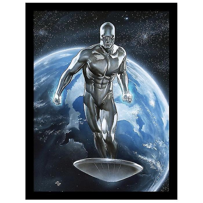 Fantastic Four Silver Surfer Framed Poster