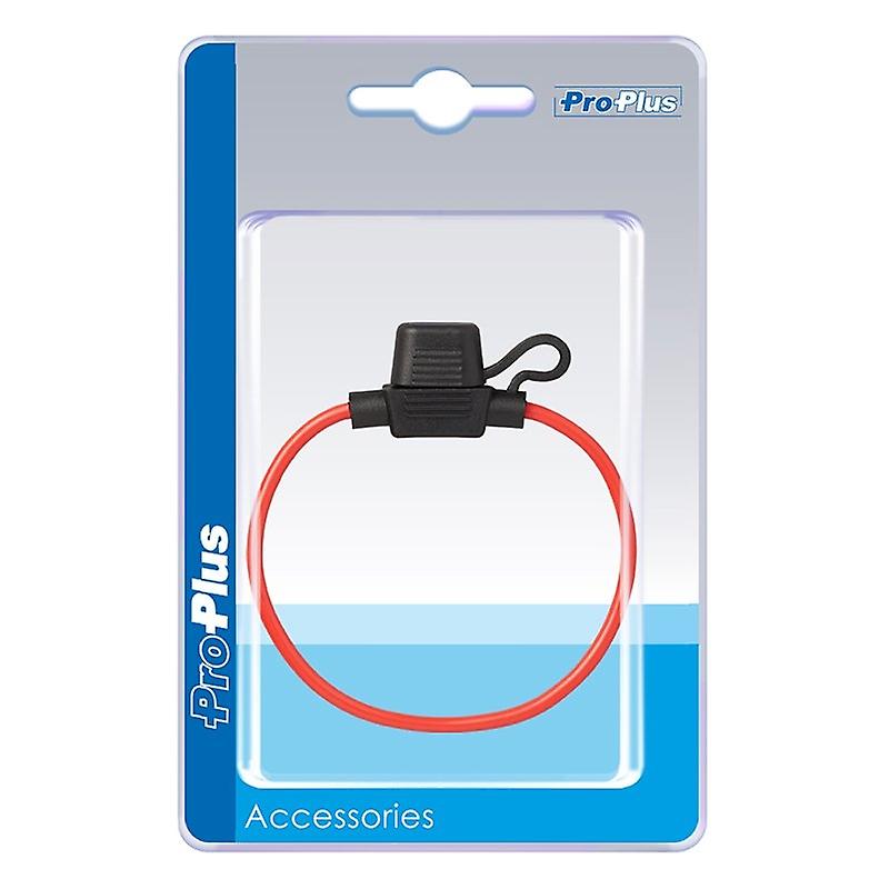 In-line fuse holder for blade securing mini in blister