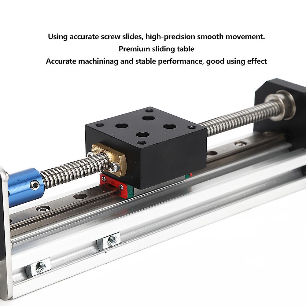 Linear Motion Sliding Table CNC Rail Guide 200mm 1.8° Step Angle
