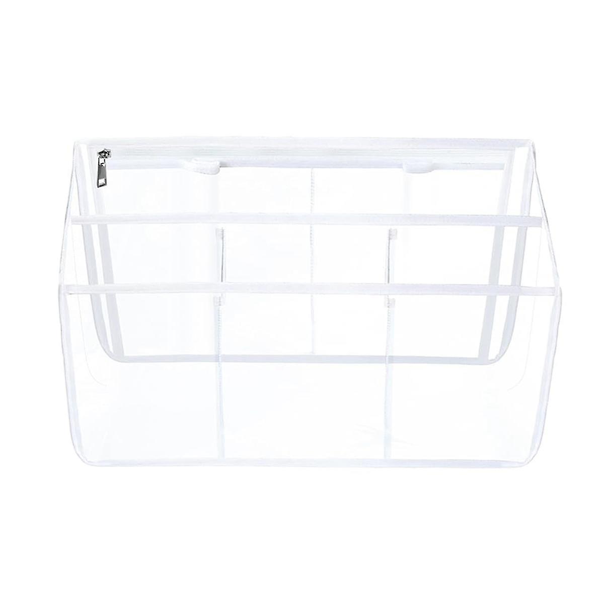 Clear Beach Bag Organizer Accessories for X Large Size, Insert Divider Pouch Zipper for Bags