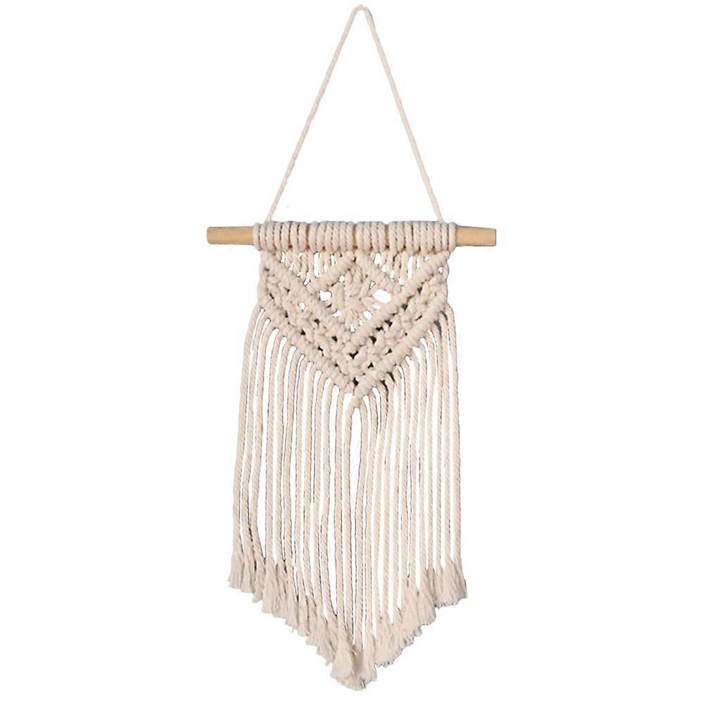 Vävd gobeläng Bohemisk makramé vägghängande hem sovrum väggdekoration