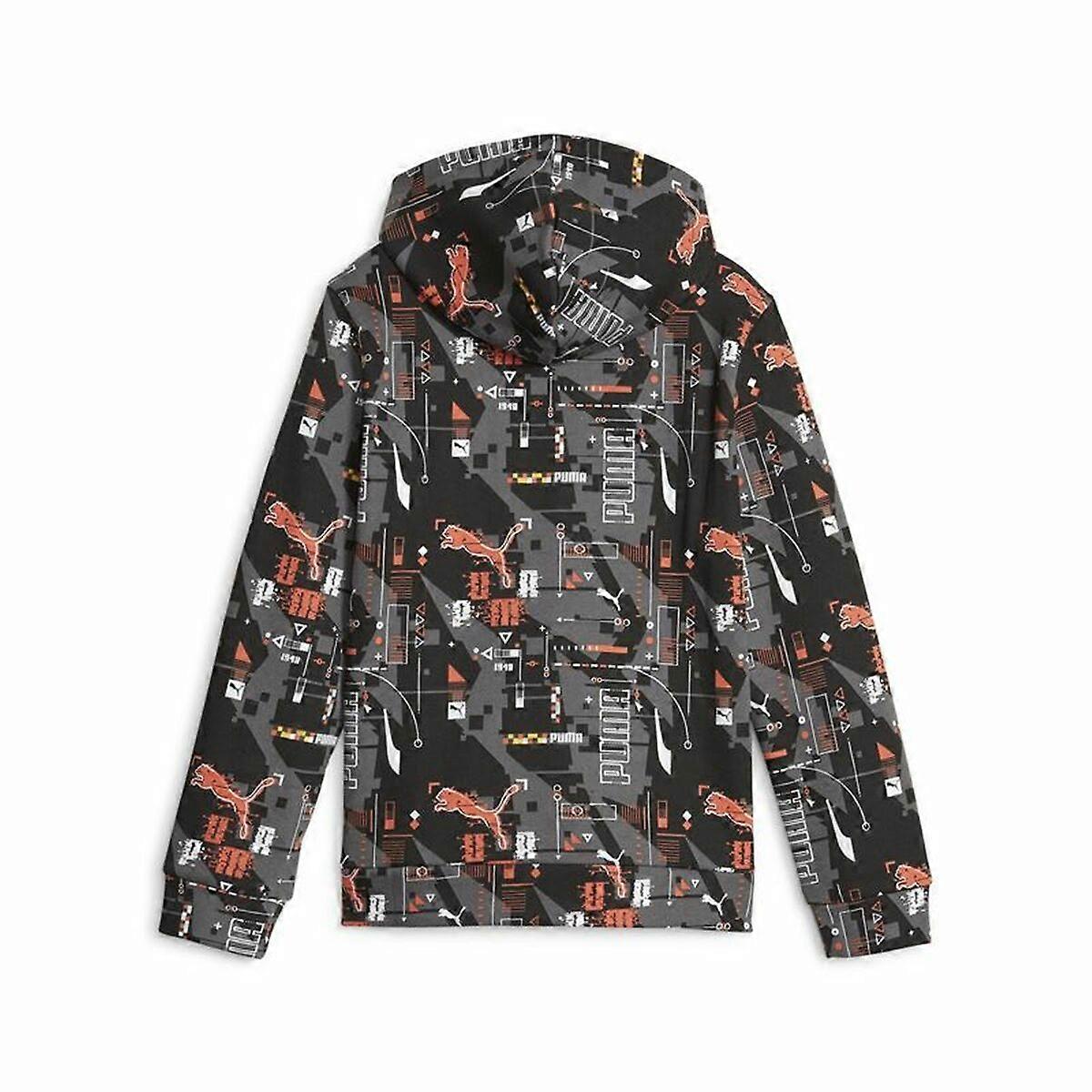 Children’s Hoodie Puma Ess+ Futureverse Aop Black