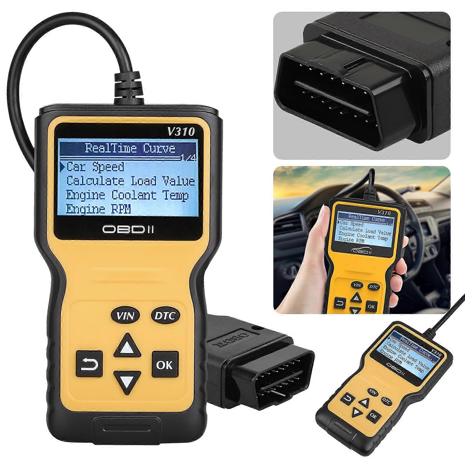 OBD2 Code Readers & Scan Tools Enhanced Car Engine Fault Code OBD Reader Diagnostic Scanner Tool for All OBDII/EOBD Protocol Cars