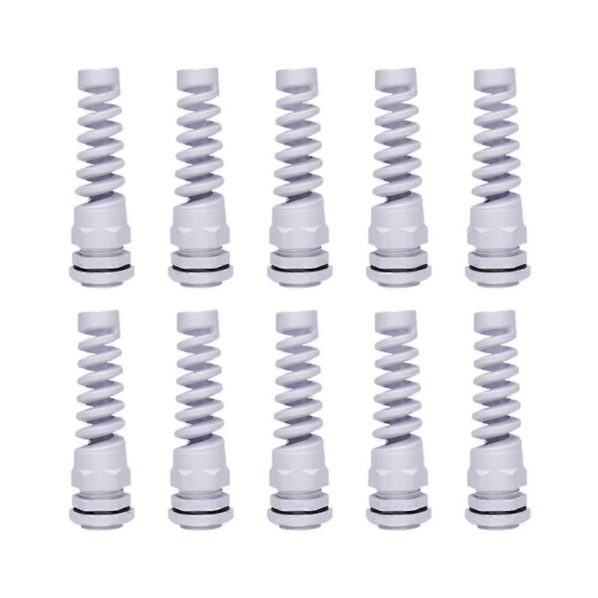 طقم كابل مقاوم للماء قابل للتعديل كابل الغدة مع كابل الأكمام البلاستيك التواء مقاومة Pg11 ذكر تي