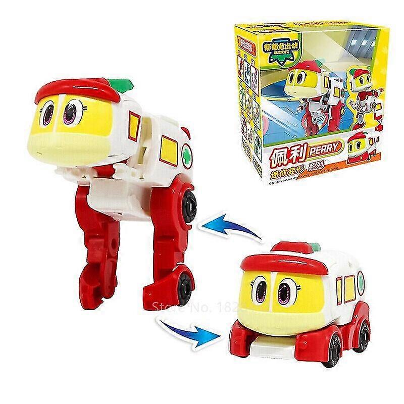 Min Gogo Dino Deformation Car/airplane Action Figures Rex/ping/viki/tomo