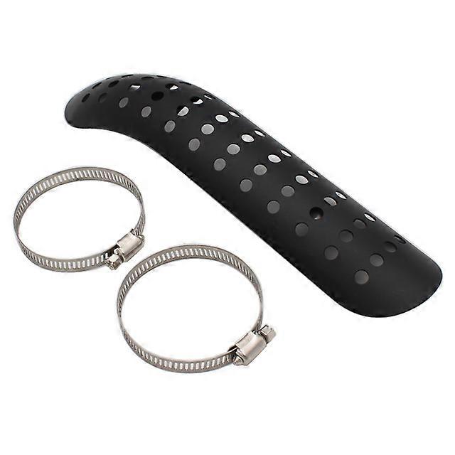 1set Universal Motorcycle Chrome Exhaust Muffler Pipe Heat Shield Cover Guard Car Covers For Harley Custom Chopper Cruiser