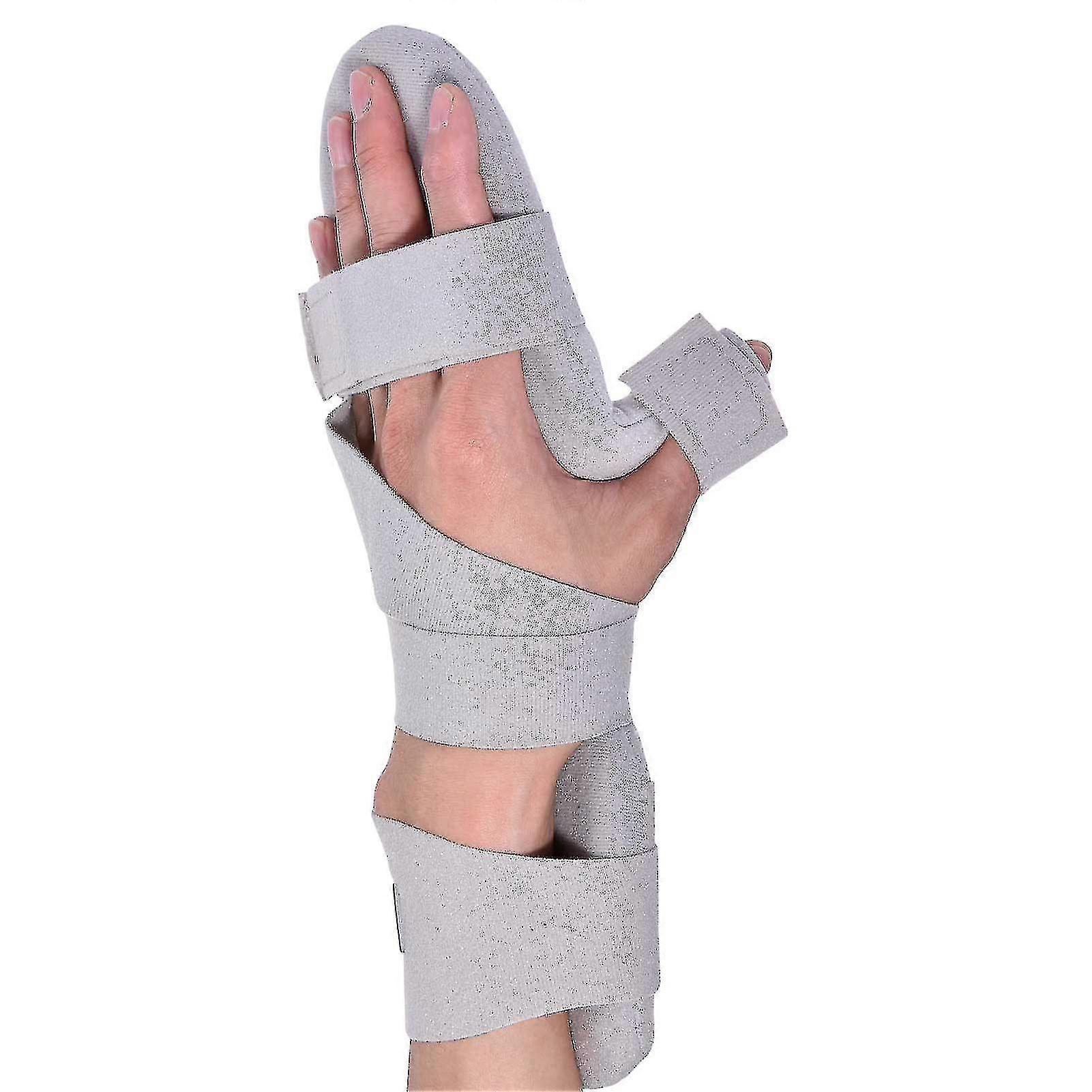 Hand Wrist Fracture Fixed Finger Corrector Splint Old People Stroke Hemiplegic Rehabilitation Training Equipment