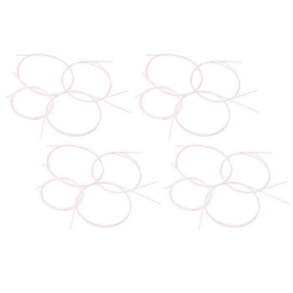 16Pcs White Nylon Ukulele String Set