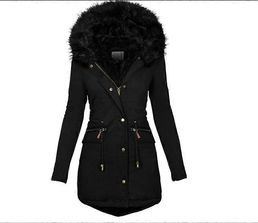 2024 cotton jacket with plush collar
