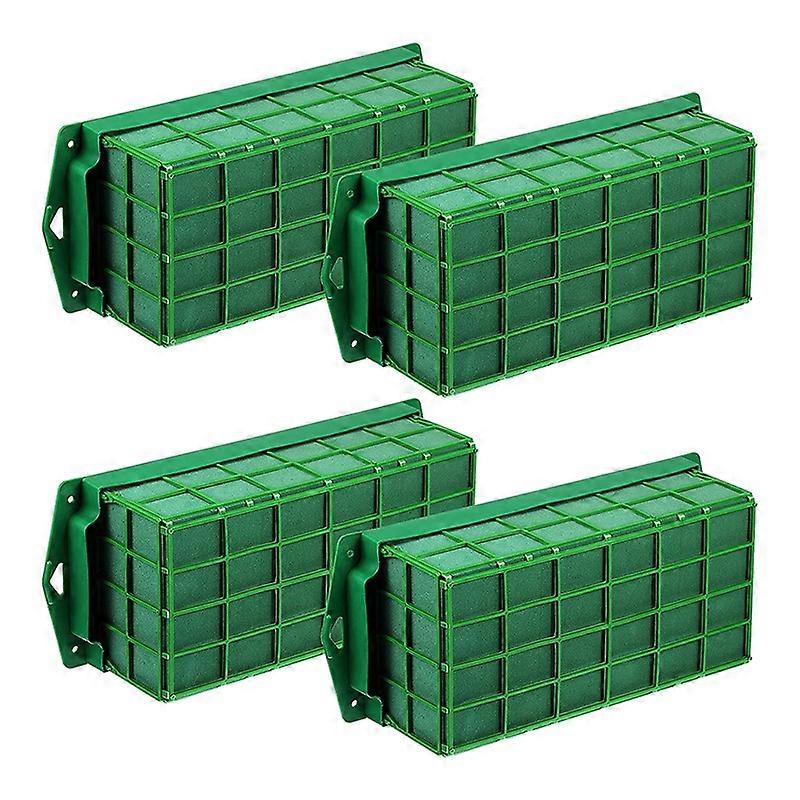 4 Pcs Floral Foam Cage Flower Holder with Floral Foam for Flowers Cage Bowl for Table Centerpiece F