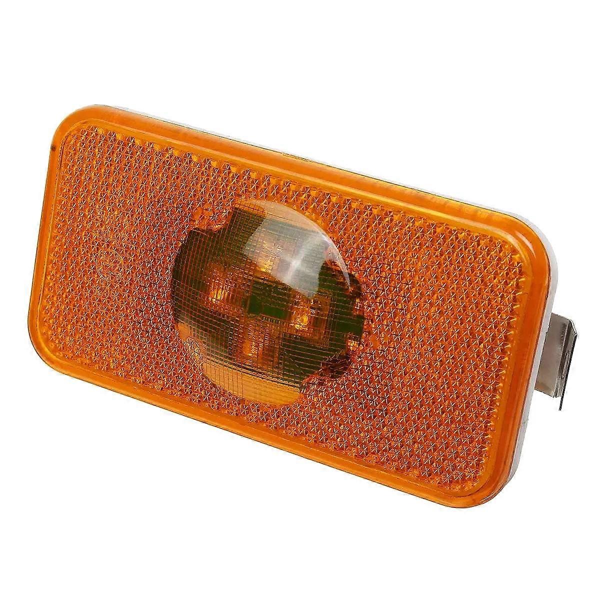 24V Car Truck LED Side Marker Light Amber Indicator Lamp 4 LED for Trucks /