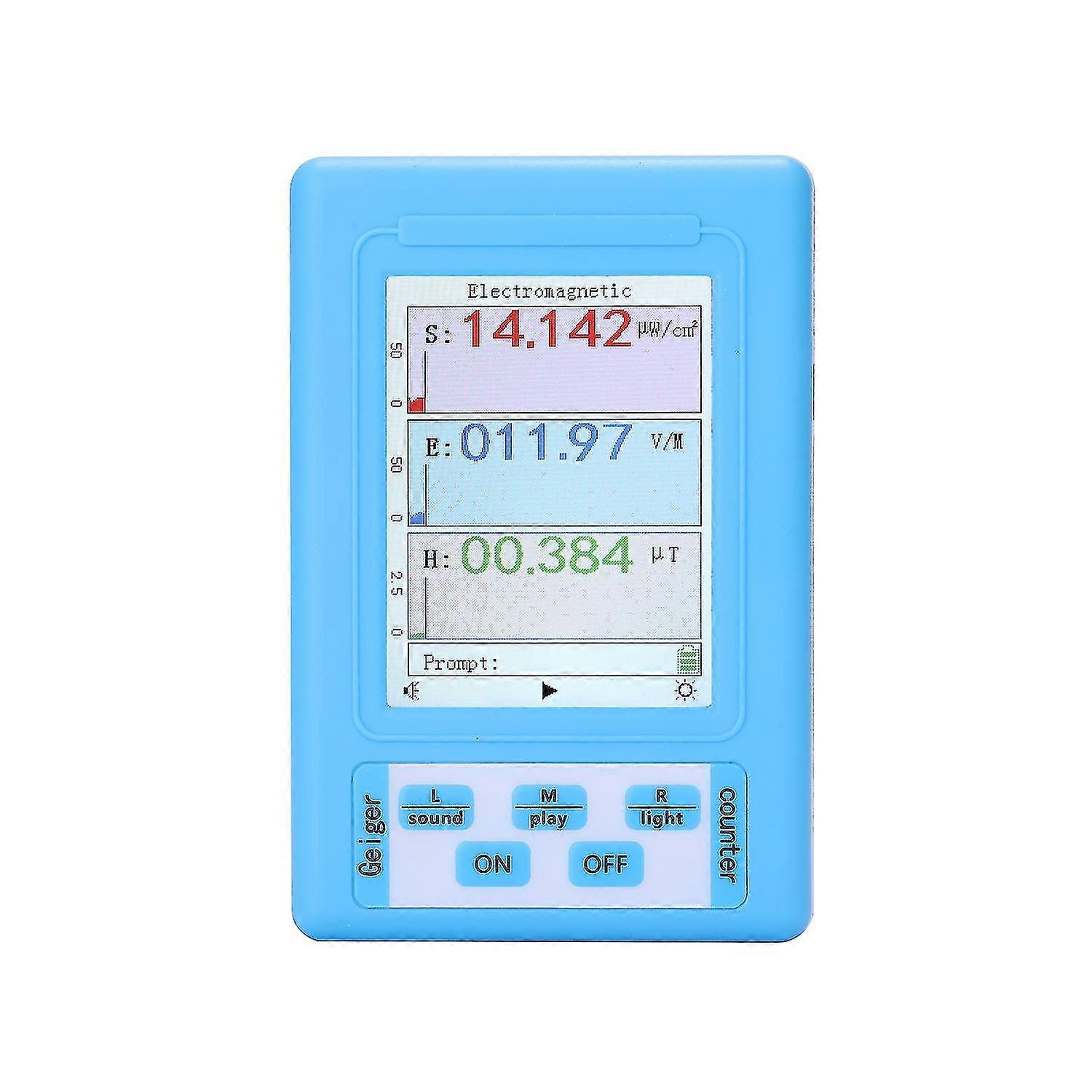 Handheld Nuclear Radiation Detector Radiation Dose Alarm Multi-function Marble Radioactive Geiger Counter Digital Large Screen