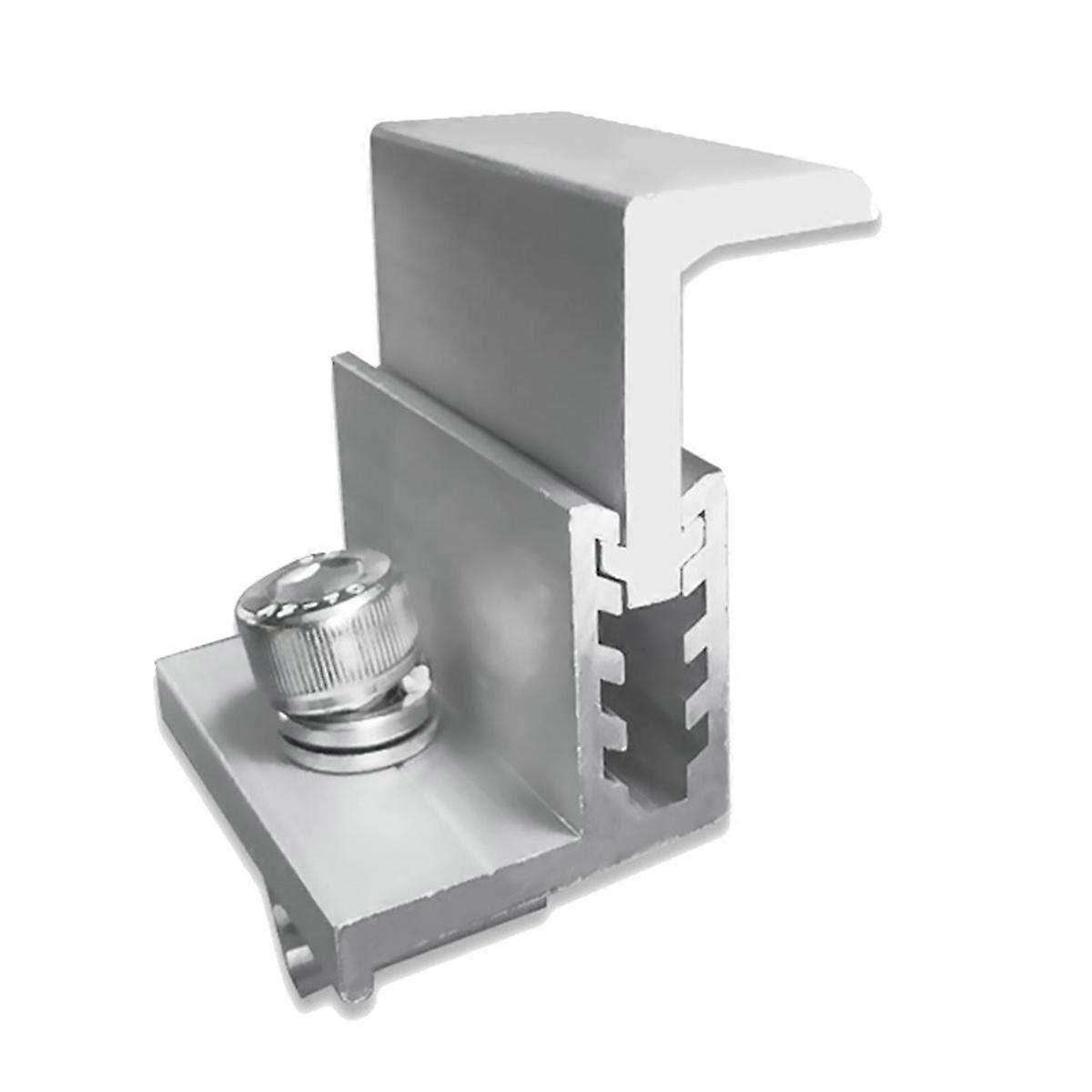 10PCS Solar Panel Mounting Bracket Side Clamp Kit Adjustable 30/35/40/45mm Fixing Clamp Solar Panel