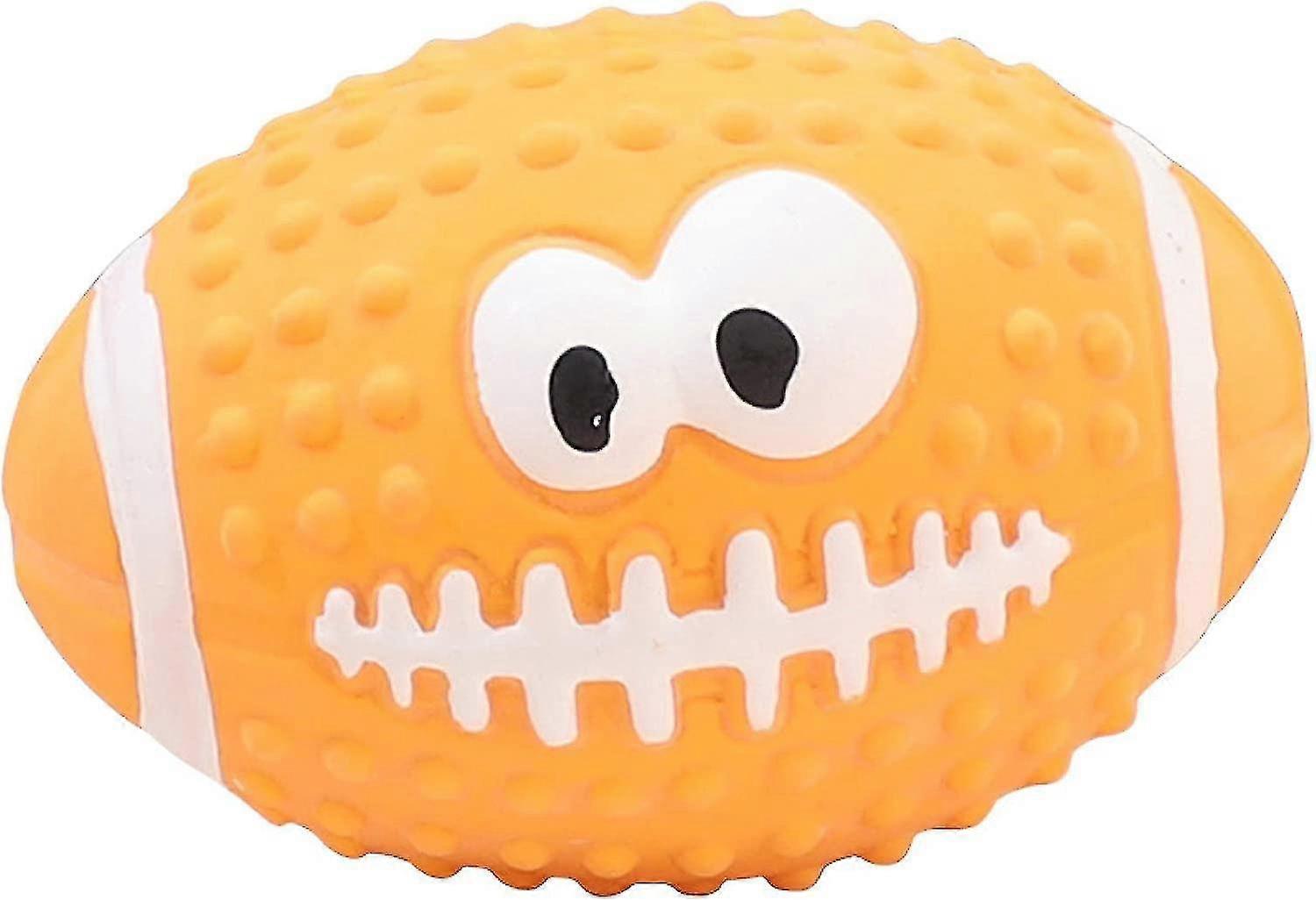 Latex Rugby Tennis Dog Toy, Soft, Elastic And Durable, Suitable For Small, Medium And Large Dogs Bounce Interactive Grab And Play Water Floating Soft