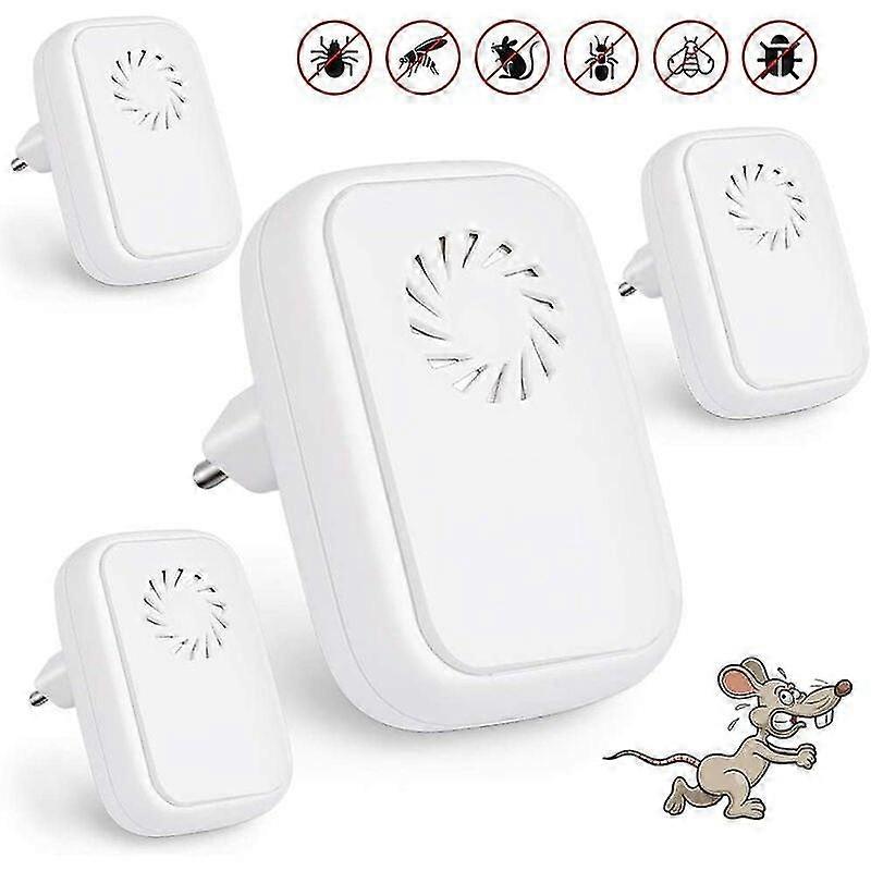 4 Pack Ultrasonic Mice And Rat Repellent