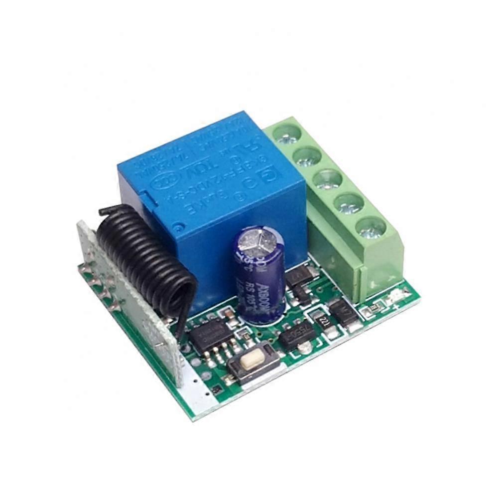 Single-channel Switch Remote Control Relay Wireless Jog Self-locking Dc 12v Radio Receiver Rf Transmitter Relay Receiver