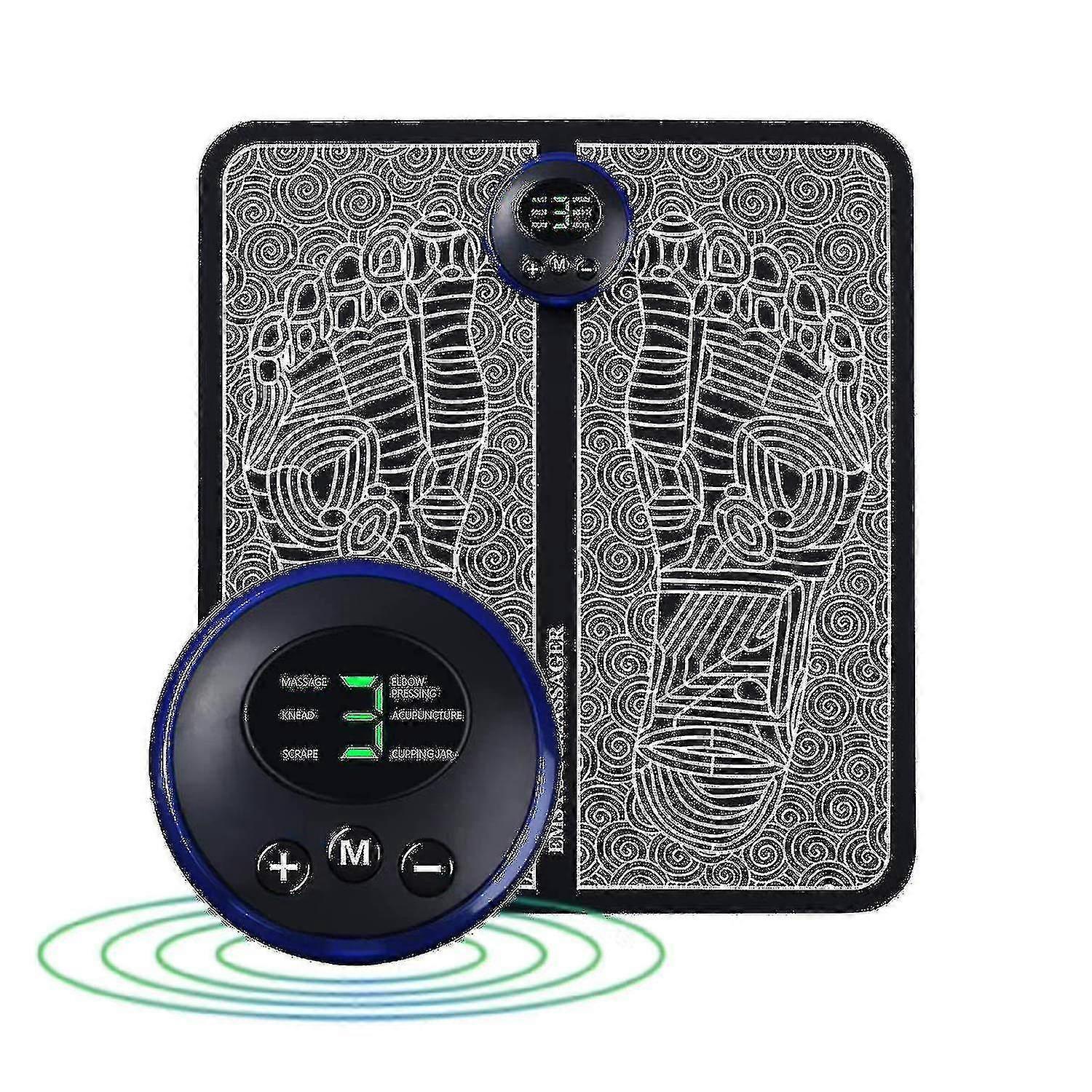 EMS مدلك القدمين الكهربائية للدوران القدم المنعكسة مدلك القدمين الدورة الدموية مدلك-6 وسائط 9 كثافة