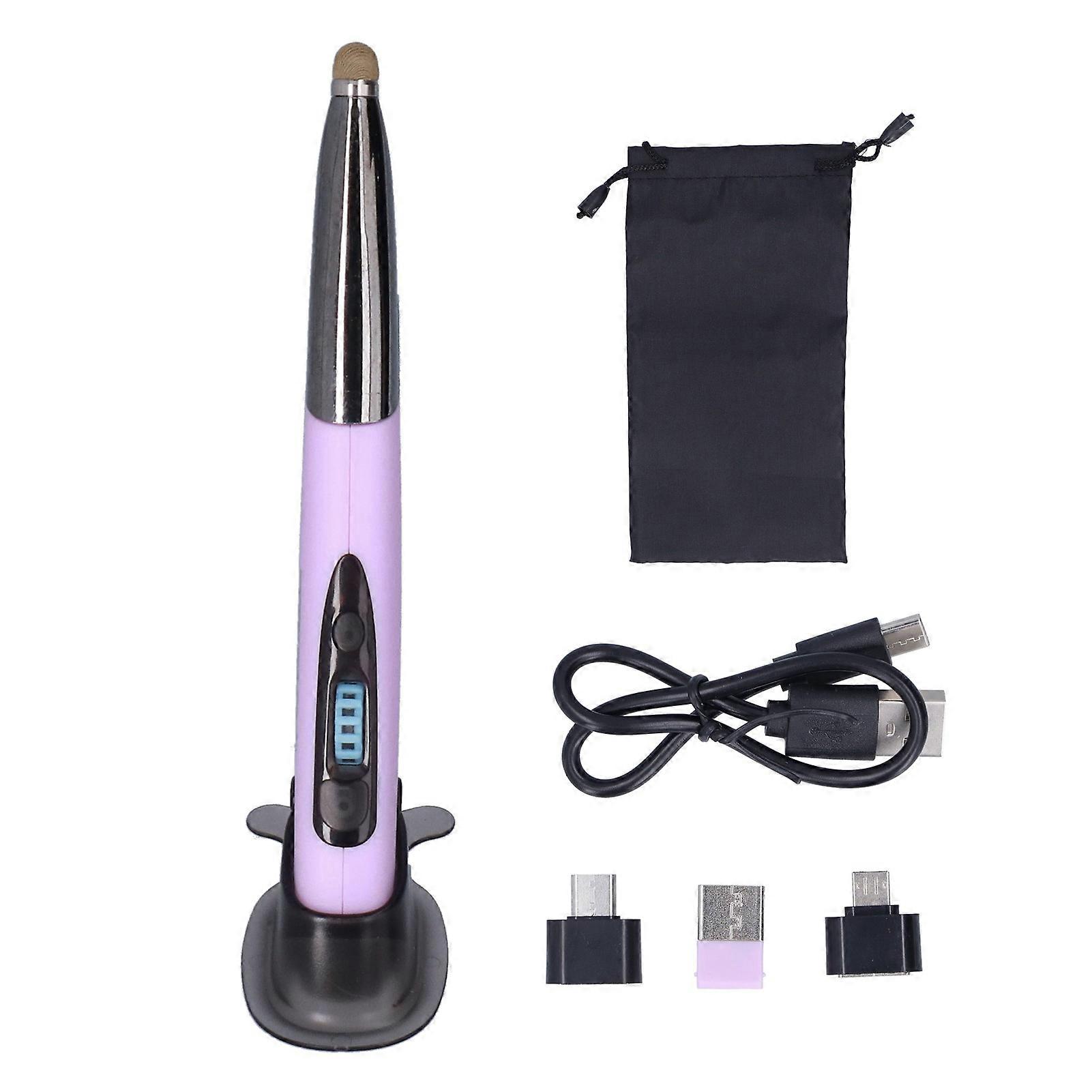 Mouse Pen Wireless 2.4GHz Creativity Extremely Handover Computer Stylus for PC LaptopPurple