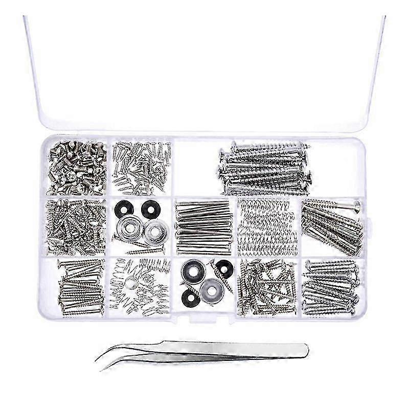 Gitarrreparationsskruvar 9-delars set Gitarrtillbehör Rem Spänne Set Pianist Verktyg