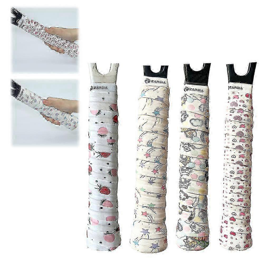 Printing Sticky Tennis Overgrips, Badminton Racket Over Grip Fishing Rod Grip