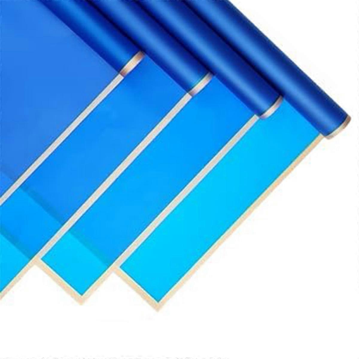 20 Sheets Flower Wrapping Paper with 10pcs Greeting Cards, Bouquet Wrapping Paper, Floral Packaging Paper, Blue