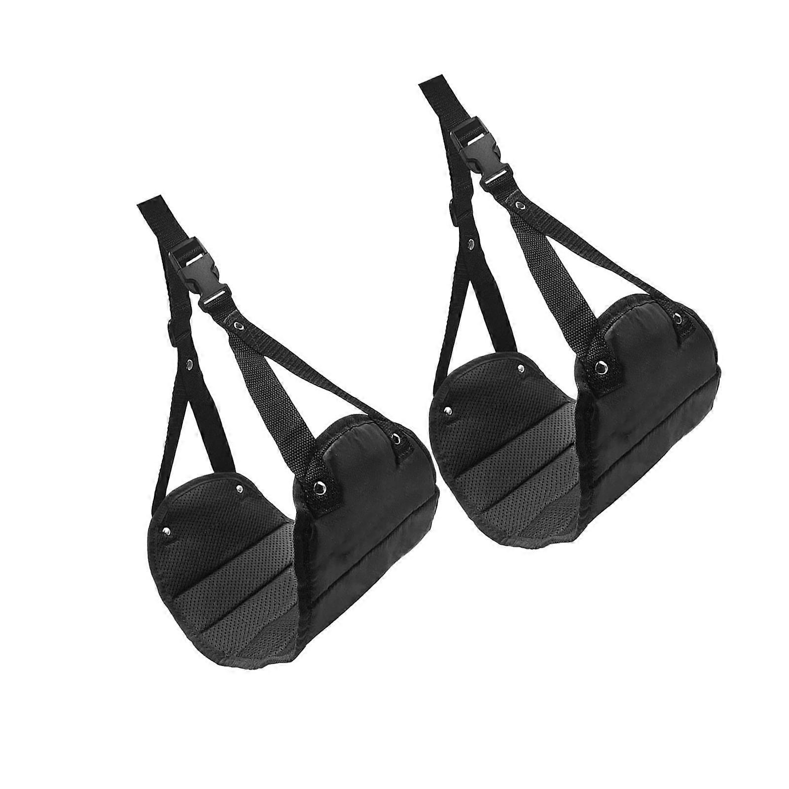 2Pcs Airplane Footrest Leg Rest Adjustable Height Portable Travel Essentials