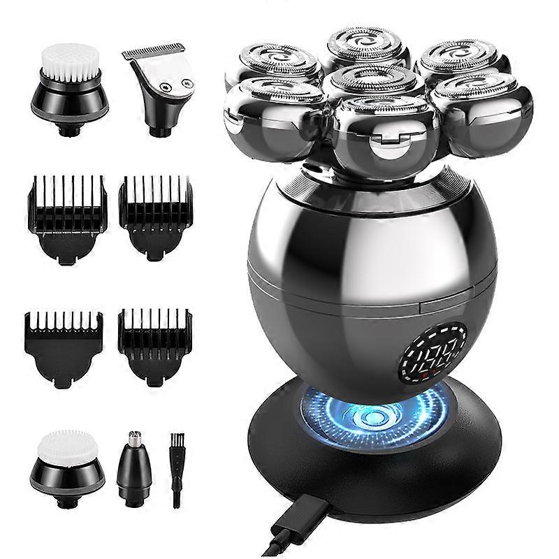 LCD Digital Display Full Body Washable Shaver USB Rechargeable Multifunctional Shaver Set