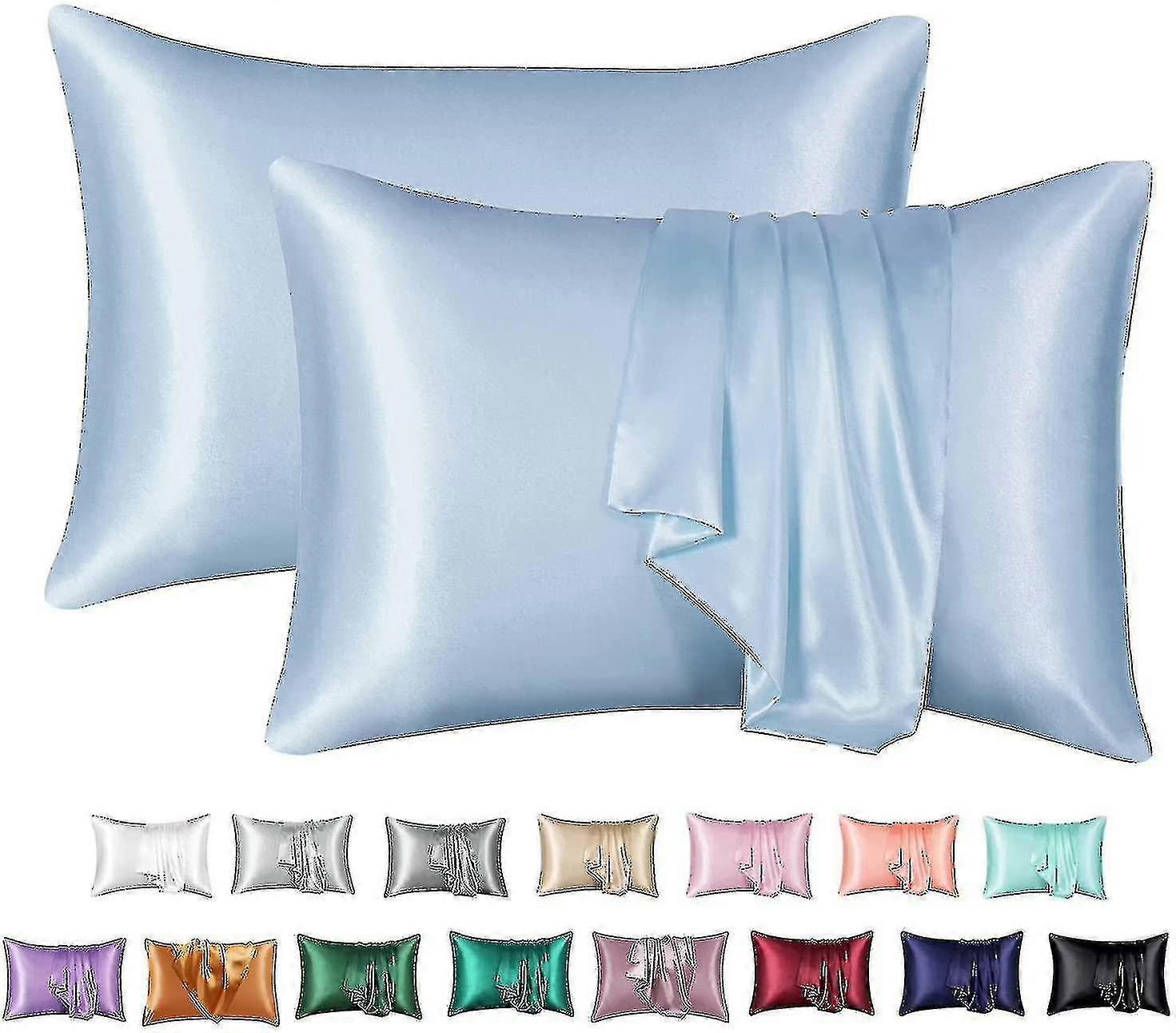 2 Pack 100% Mulberry Silk Fronha para Cabelo e Pele