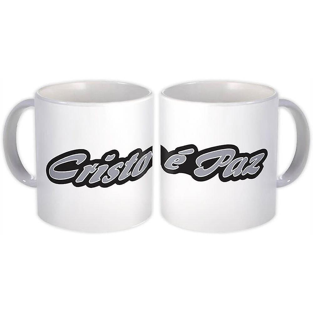 Geschenkbecher: Cristo e Paz Christian