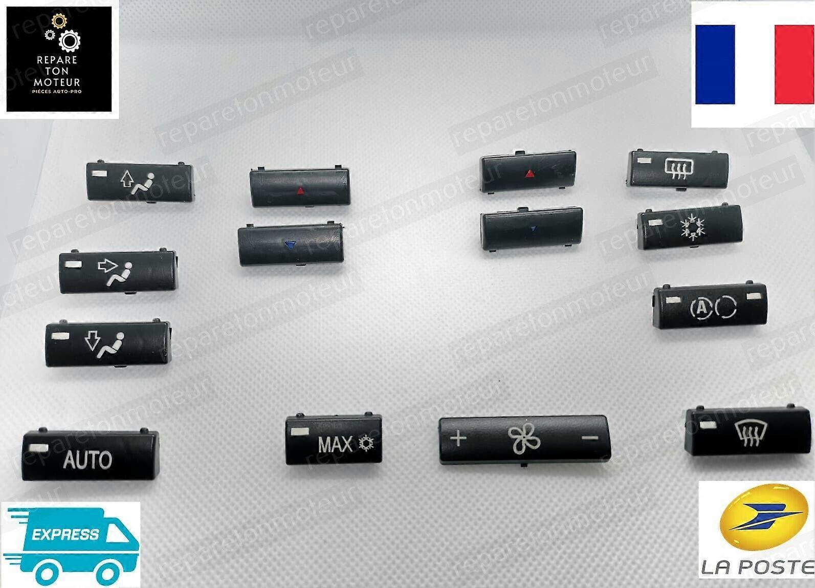 14X BMW E53 E39 CLIMATE RADIO CONTROL SWITCH BUTTON COVER