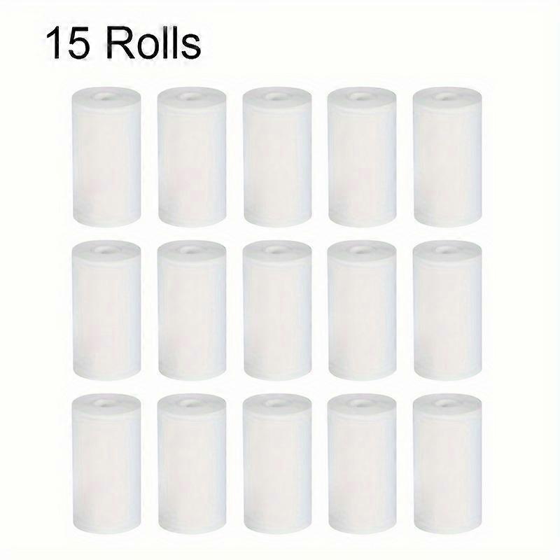 15pcs 57*25mm θερμικό έγγραφο άσπρο στιγμιαία φωτογραφική μηχανή εκτύπωσης φωτογραφικών μηχανών που εκτυπώνει τα μέρη εξαρτημάτων αντικατάστασης εγγράφου