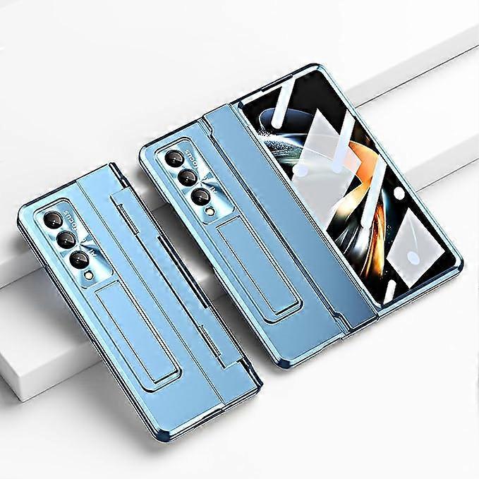 for Samsung Z Fold 5 deksel med skjermbeskytter, Galaxy Z Fold 5 deksel med innebygd støtte og hengselbeskyttelse